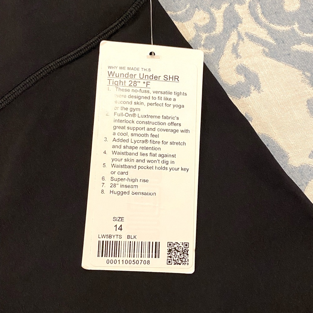 Lululemon Wunder Under Super High Rise Tight 28”